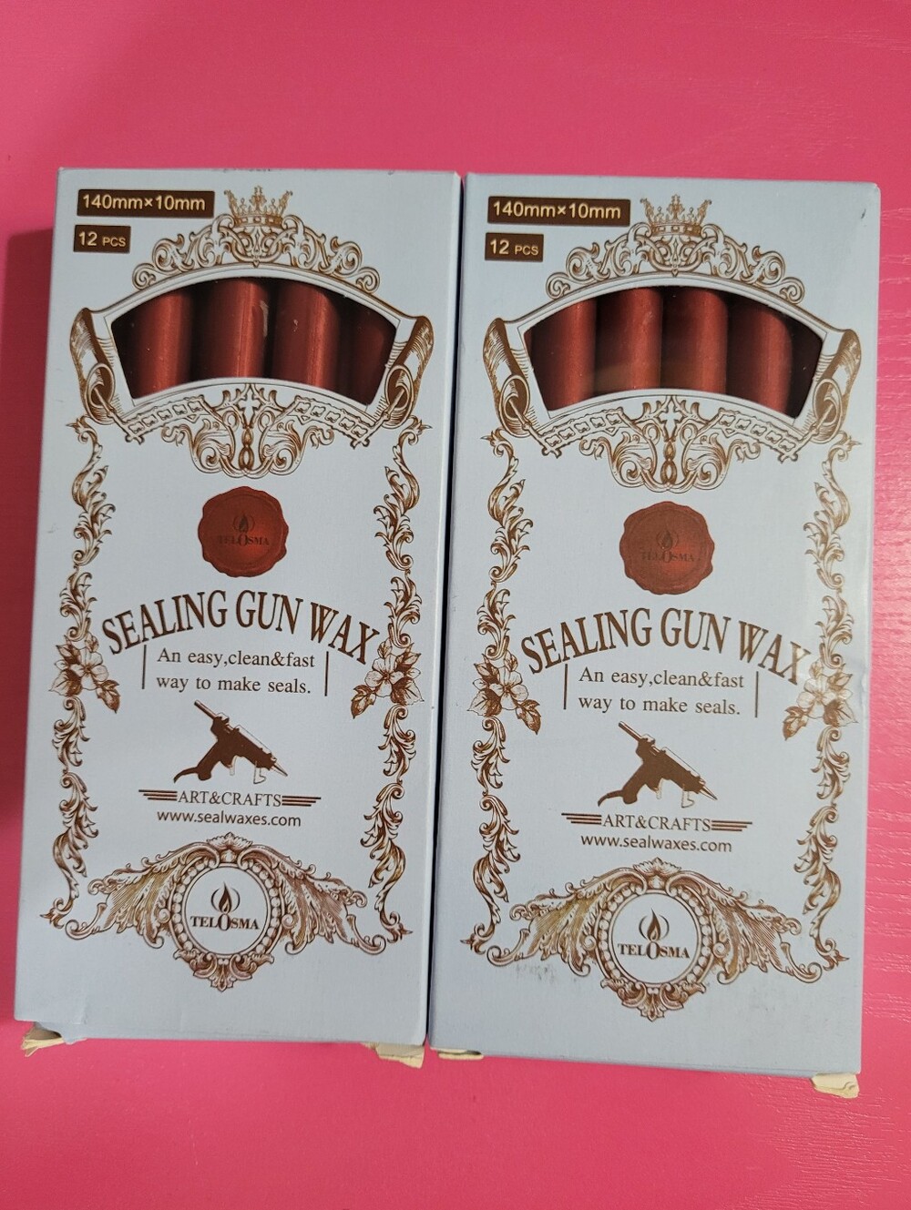 Telosma Sealing Gun Wax Seal Wax Color Blood 140mm X 10mm See Description (0983)